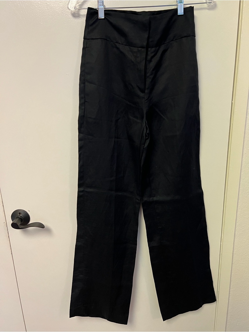 Classic Black Wide-Leg Pants